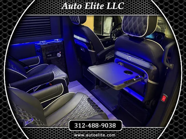 2026 Business Class Folding Table with Wireless Charger Mercedes-Benz Sprinter
